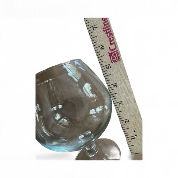 VTG Brandy Snifter 8 oz Glass Socializing Leisure 6" Cognac Cigar Man Cave Retro - Picture 8 of 8
